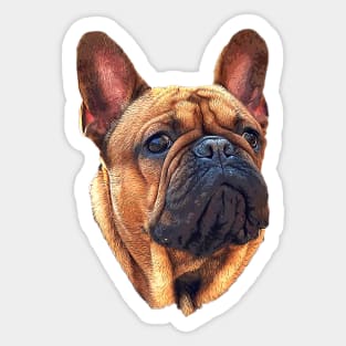 French Bulldog Cute Puppy Dog Sticker